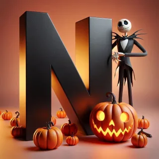 Jack Skellington — letter N
