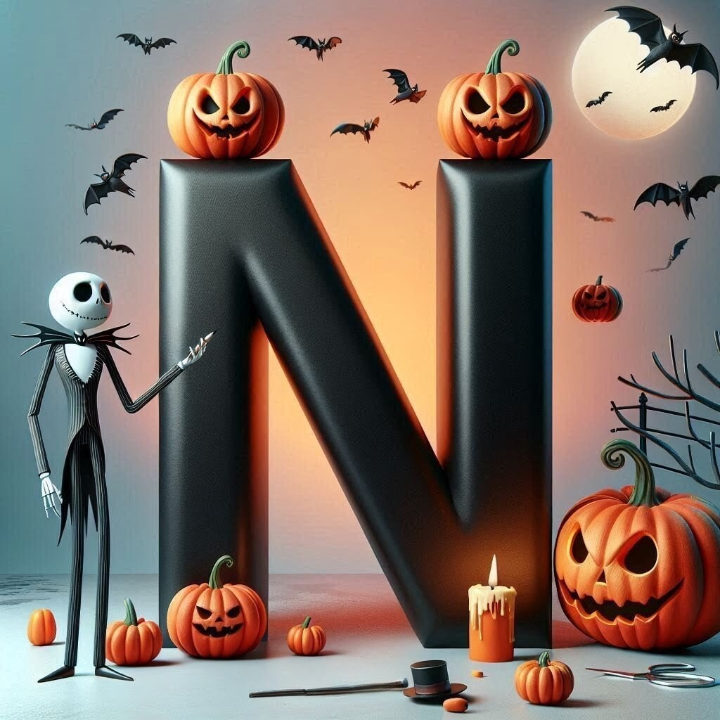 Jack Skellington — letter N (variant 2)
