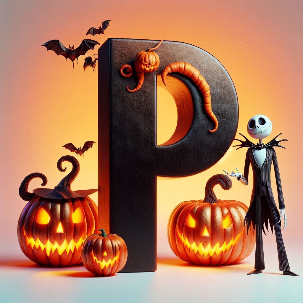 Jack Skellington — letter P