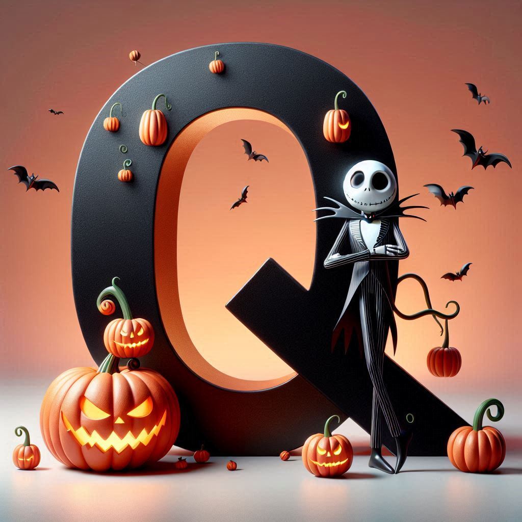 Jack Skellington — letter Q
