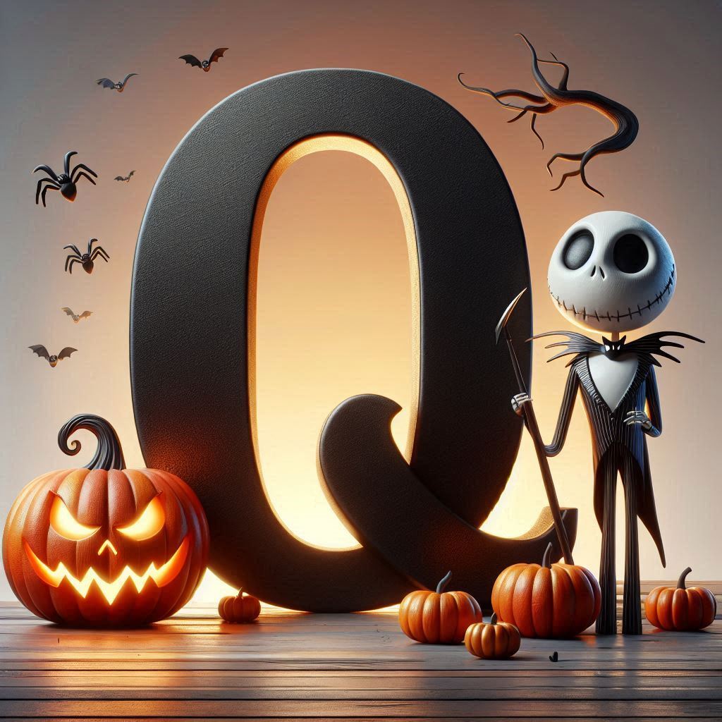 Jack Skellington — letter Q (variant 2)