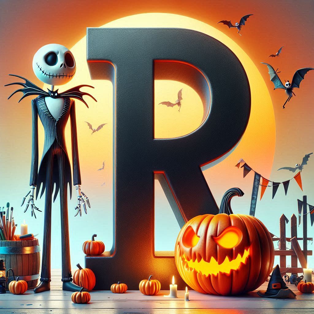 Jack Skellington — letter R