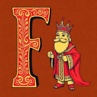 King — letter F