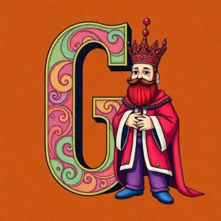King — letter G