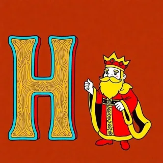 King — letter H