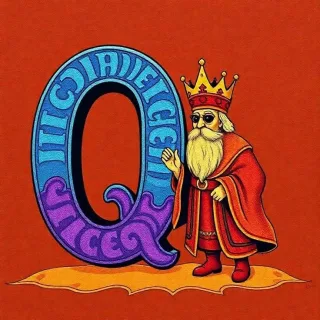 King — letter Q