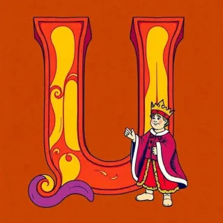 King — letter U