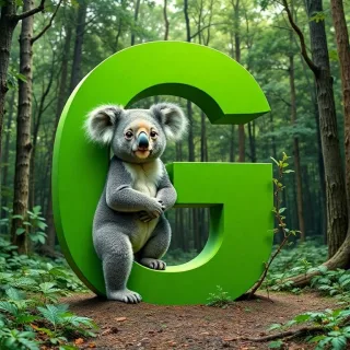 Koala bear — letter G