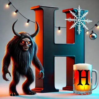 Krampus — letter H