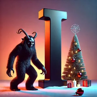 Krampus — letter I (variant 2)