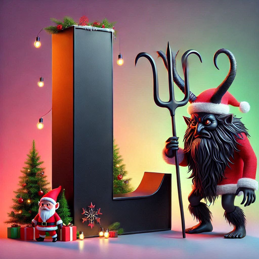 Krampus — letter L (variant 2)