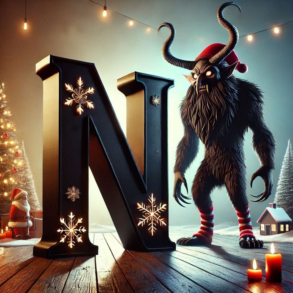Krampus — letter N (variant 2)