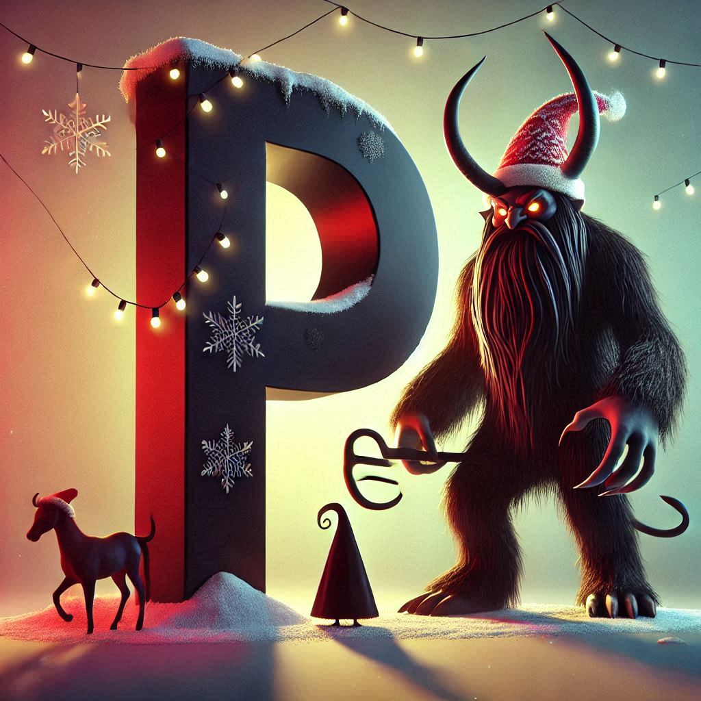 Krampus — letter P