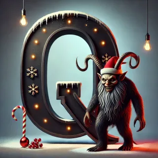 Krampus — letter Q