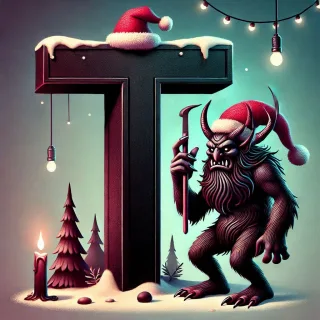 Krampus — letter T