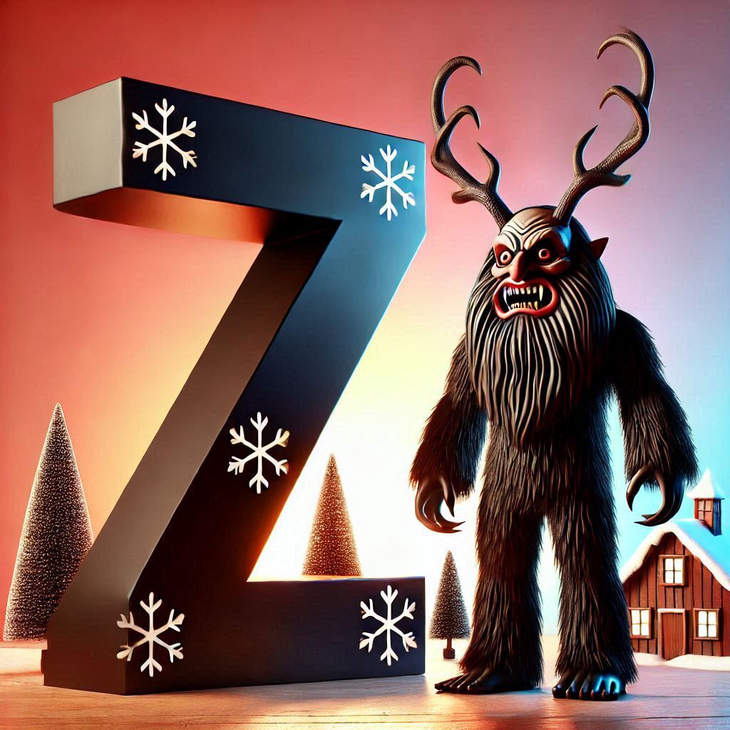 Krampus — letter Z
