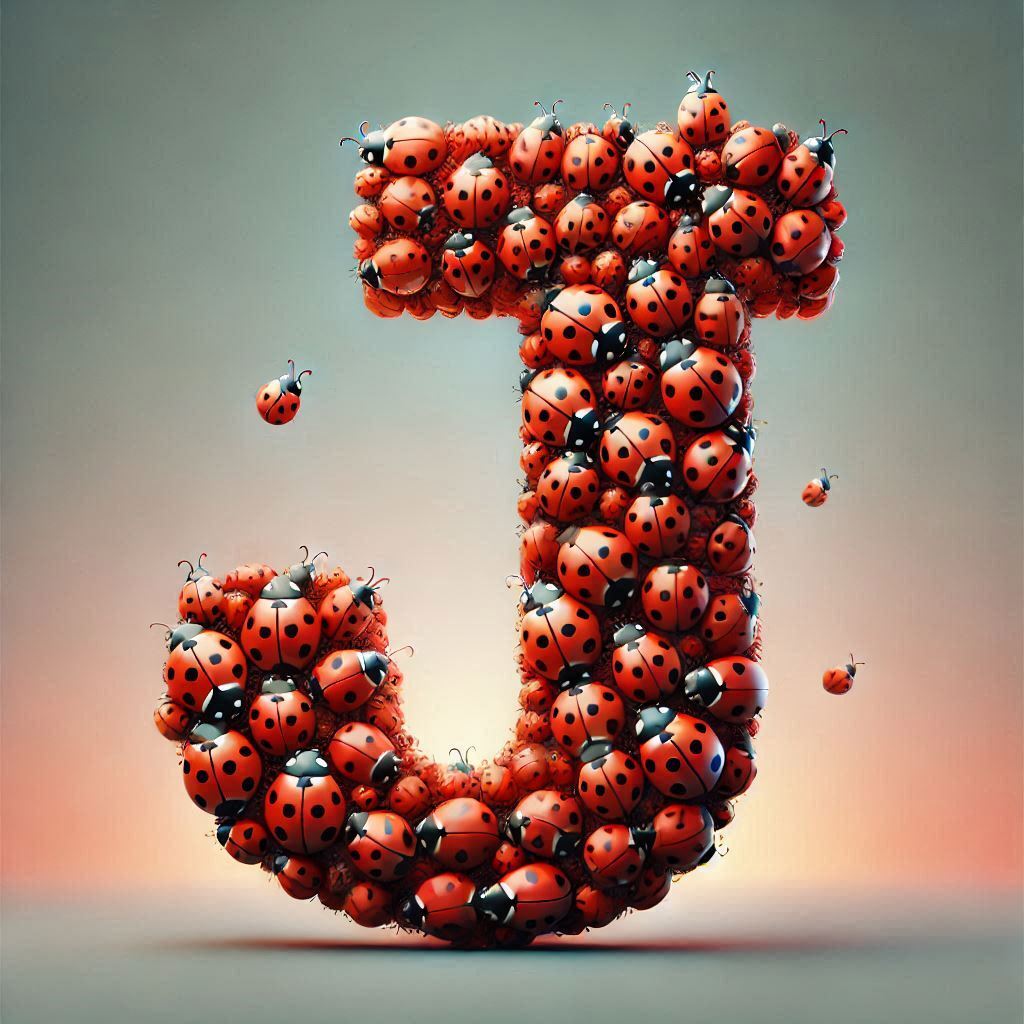 Ladybird 2 — letter J (variant 2)
