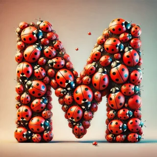 Ladybird 2 — letter M