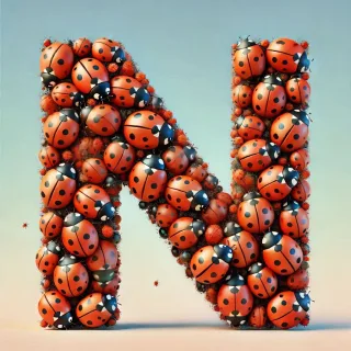 Ladybird 2 — letter N