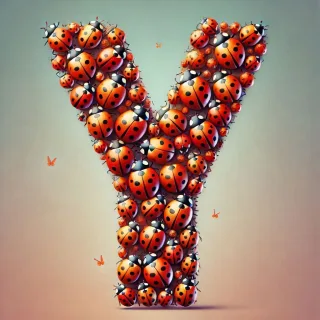 Ladybird 2 — letter Y (variant 2)