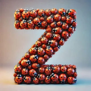 Ladybird 2 — letter Z (variant 2)