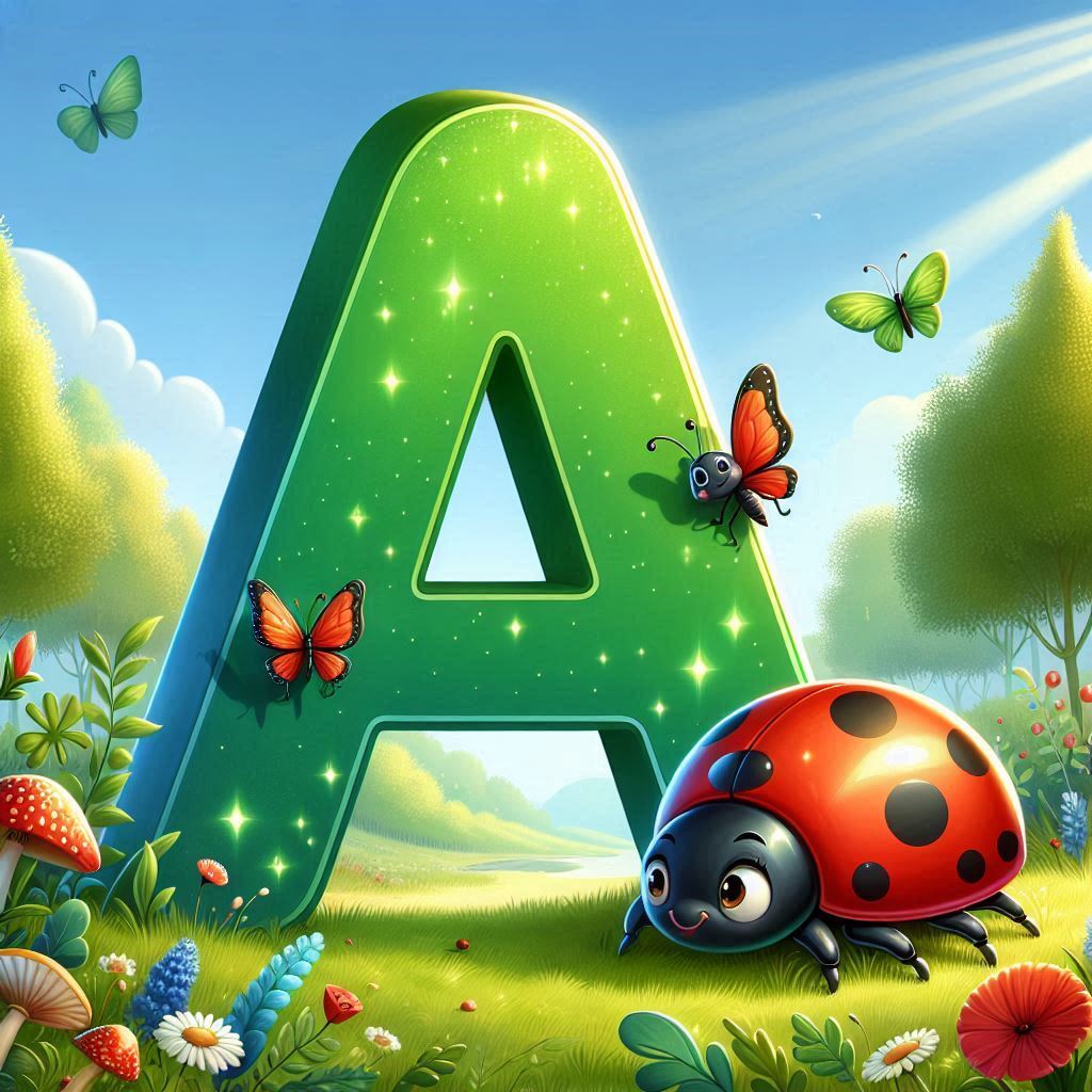 Ladybird 3 — letter A