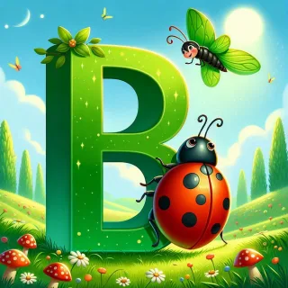 Ladybird 3 — letter B