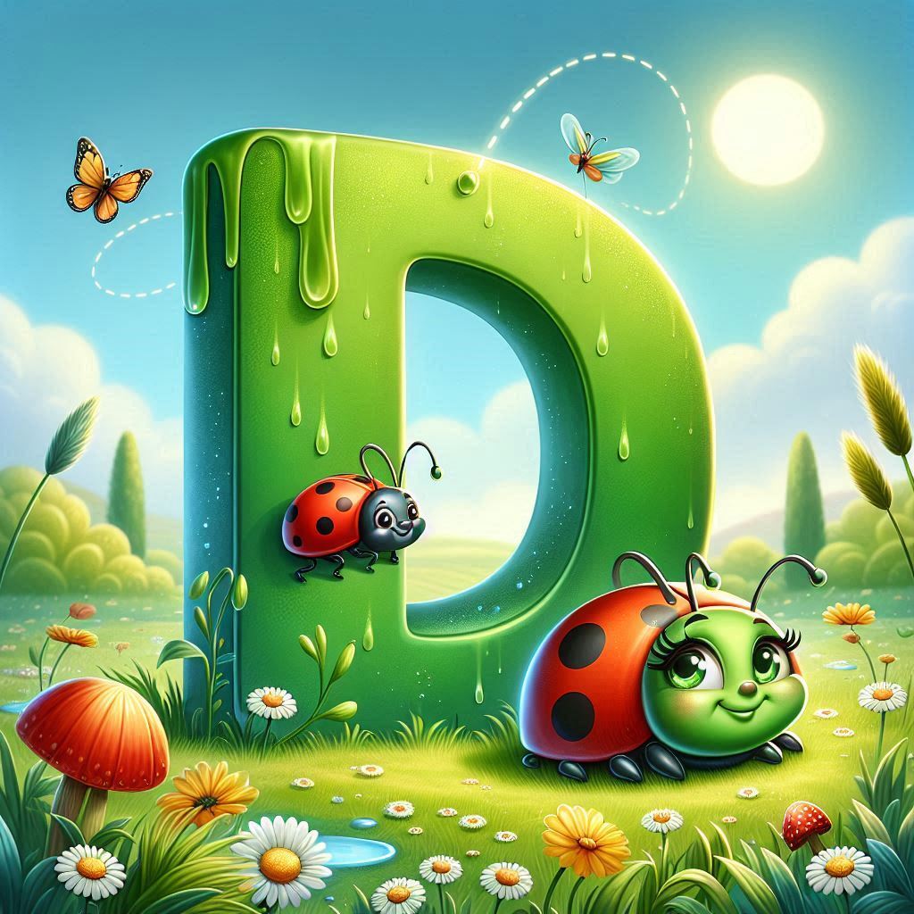 Ladybird 3 — letter D