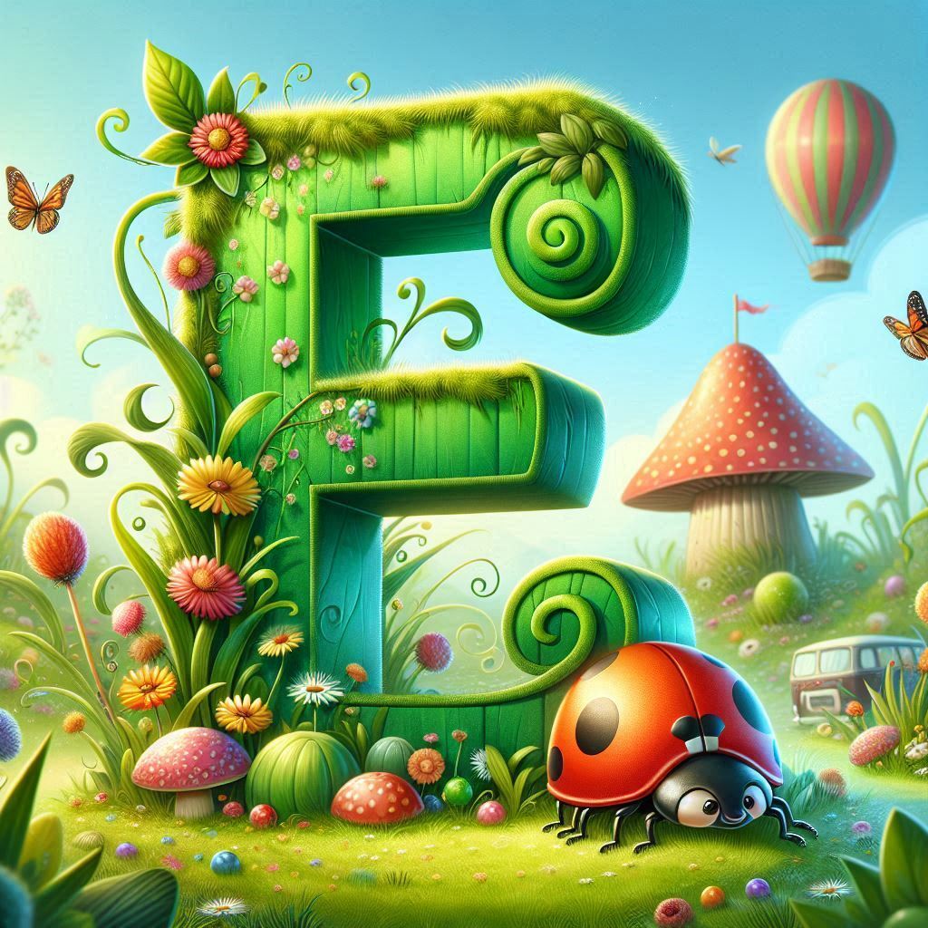 Ladybird 3 — letter E