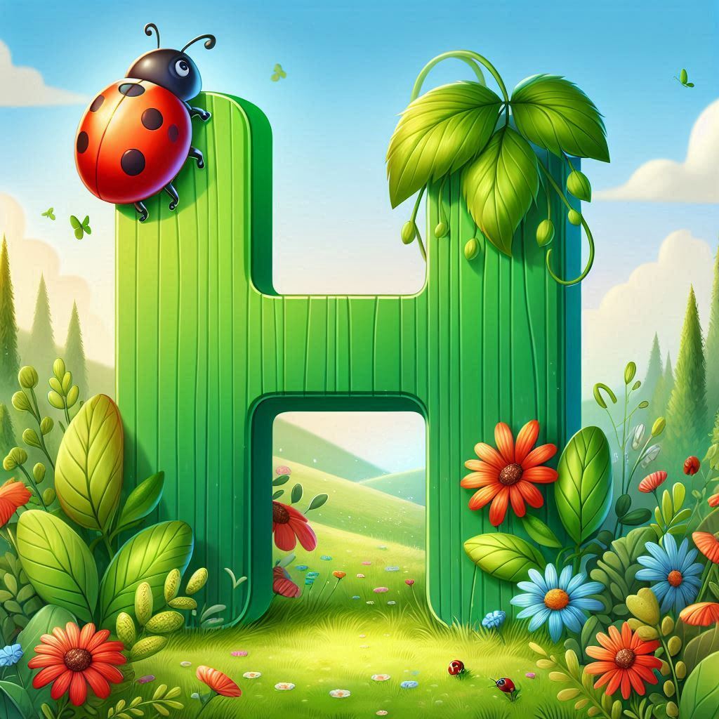 Ladybird 3 — letter H