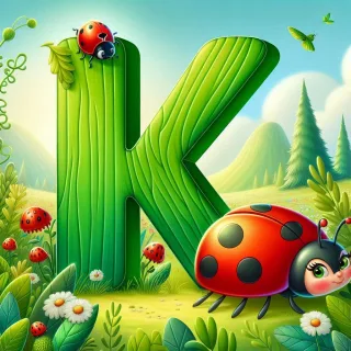 Ladybird 3 — letter K