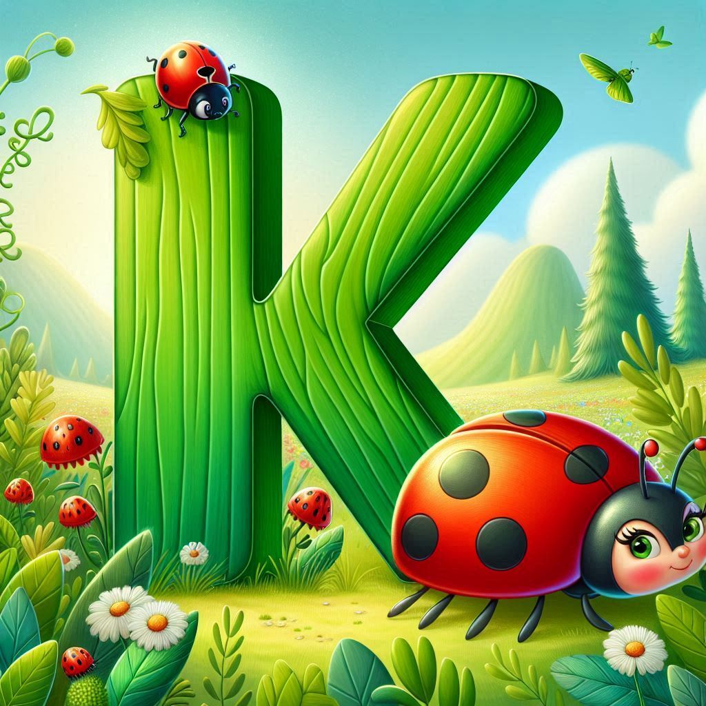Ladybird 3 — letter K