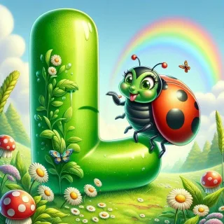 Ladybird 3 — letter L