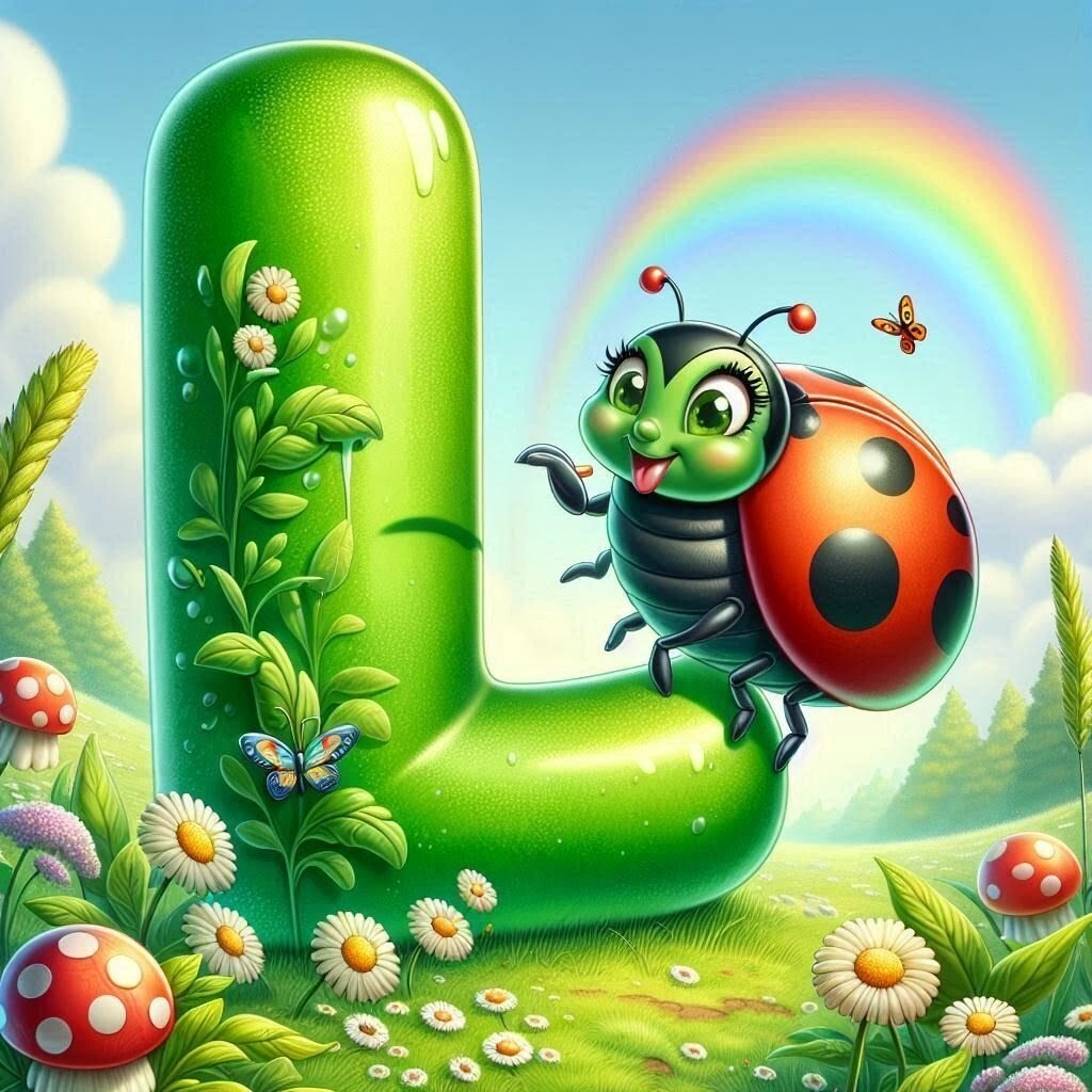 Ladybird 3 — letter L
