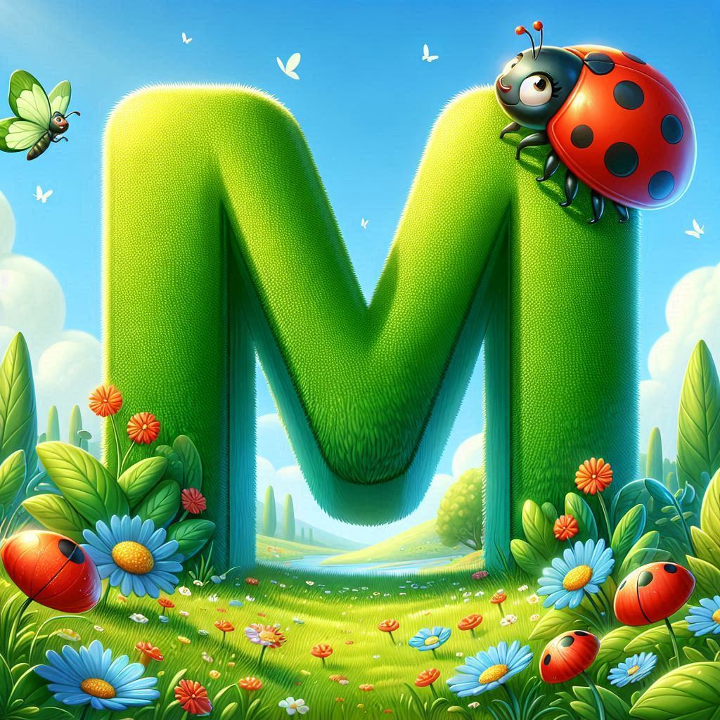 Ladybird 3 — letter M