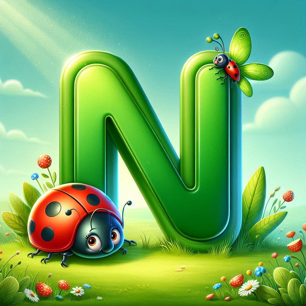 Ladybird 3 — letter N