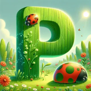 Ladybird 3 — letter P