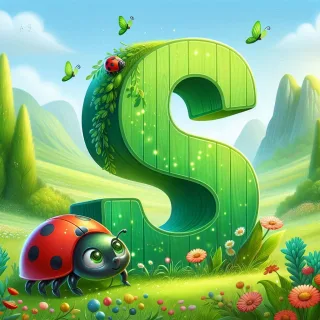 Ladybird 3 — letter S