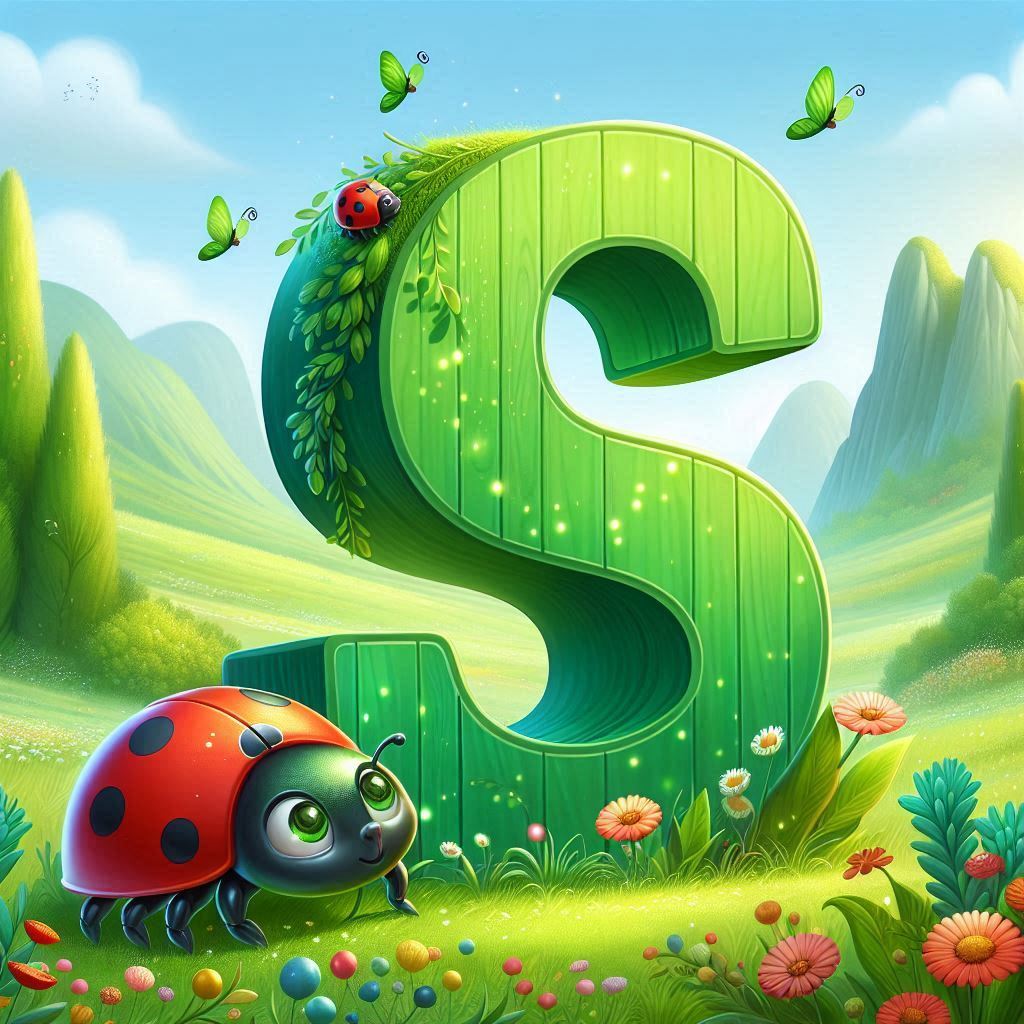 Ladybird 3 — letter S