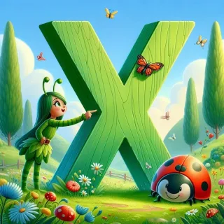 Ladybird 3 — letter X