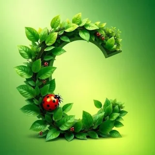 Ladybird — letter C