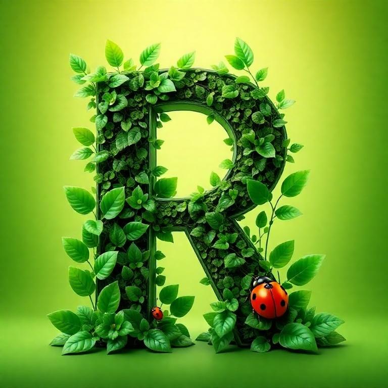 Ladybird — letter R