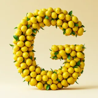 Lemon 2 — letter G (variant 2)