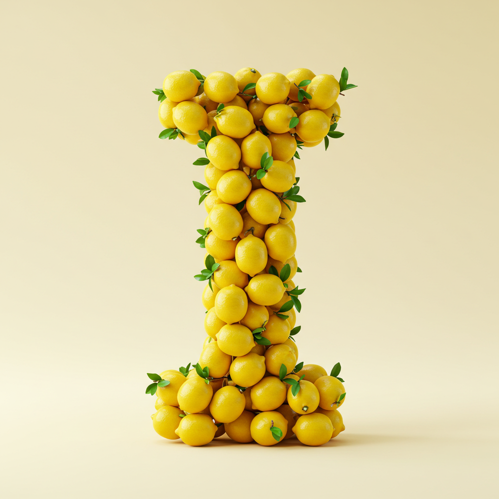 Lemon 2 — letter I (variant 2)