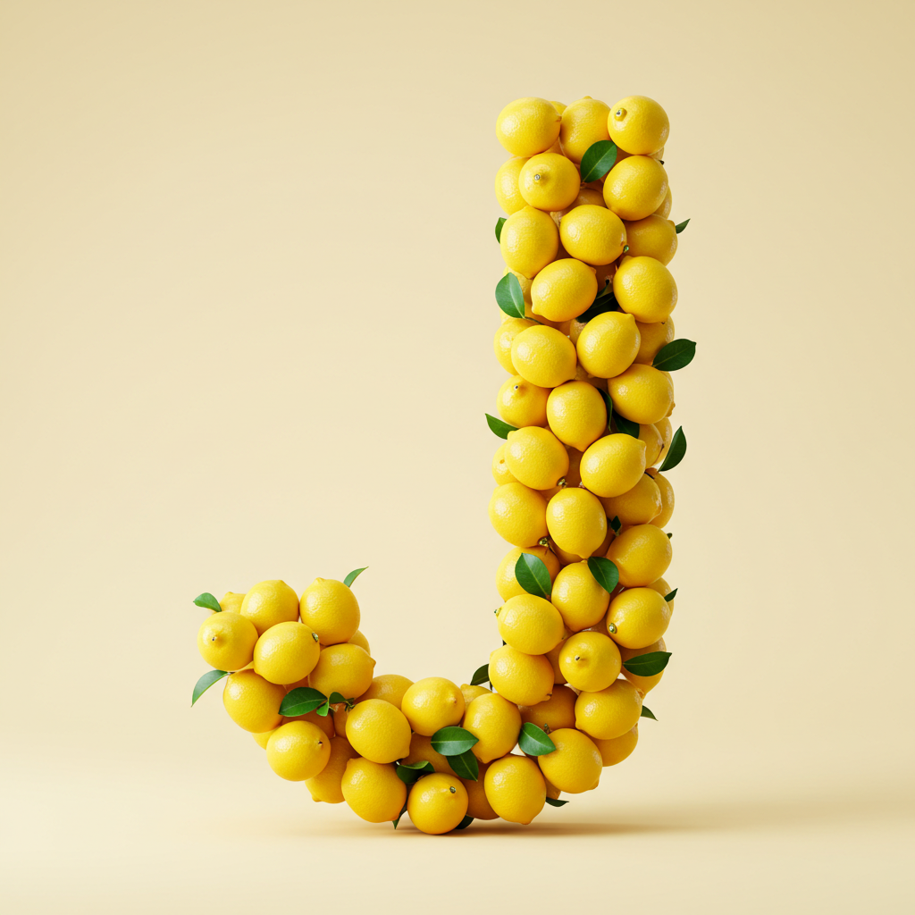 Lemon 2 — letter J (variant 2)
