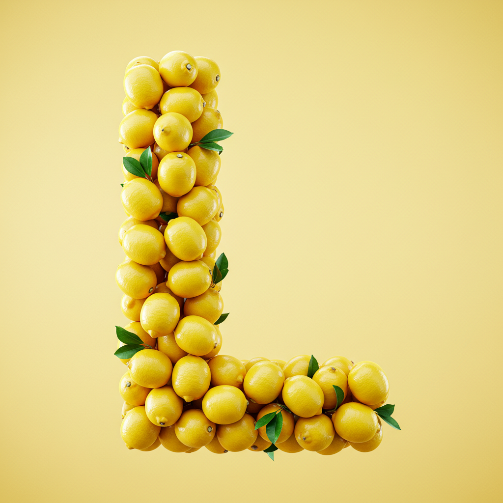 Lemon 2 — letter L (variant 2)