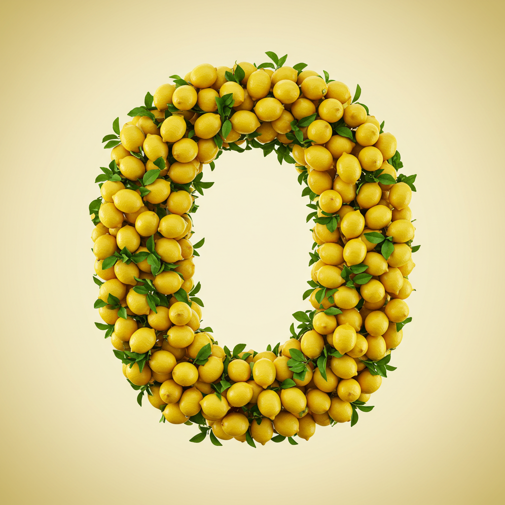 Lemon 2 — letter O (variant 2)