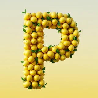 Lemon 2 — letter P (variant 2)