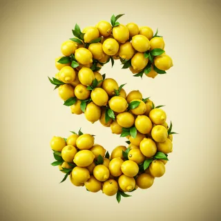 Lemon 2 — letter S (variant 2)
