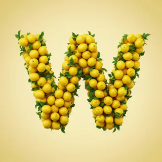 Lemon 2 — letter W